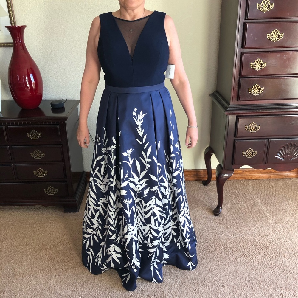 Navy David’s Bridal Gown! Never Worn!!